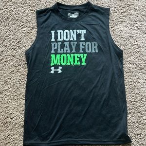 Boys Under Armour muscle tank size large